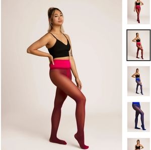 Sheertex Glow Sheer Tights, in Ruby